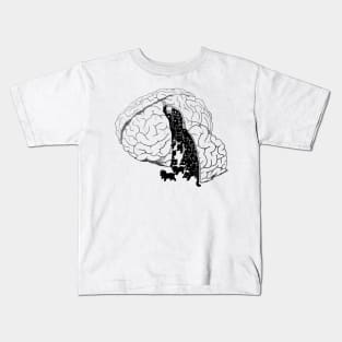 Brain Slice Cats! by Tobe Fonseca Kids T-Shirt